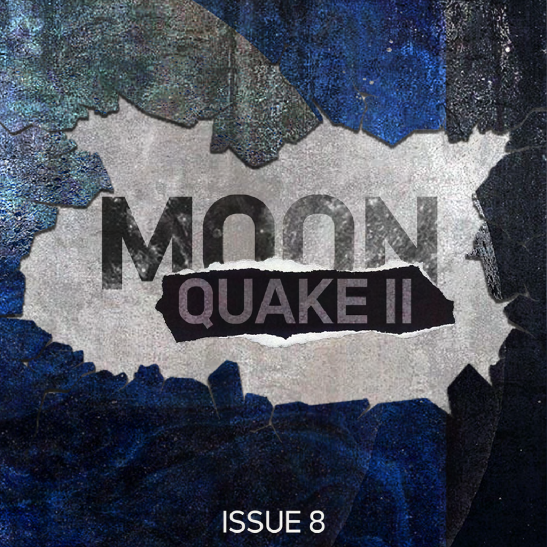 moon press issue 8 cover blue and black background